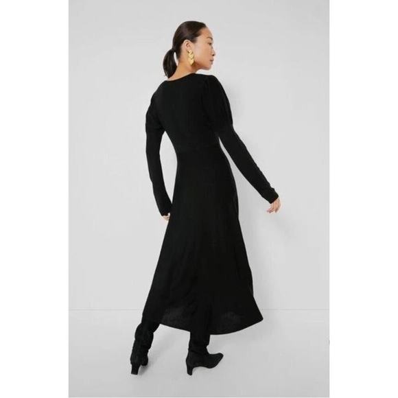 Pomander Place - XL - Black Brielle Long Sleeve Knit Sweater Maxi Dress - NWT - Picture 3 of 7
